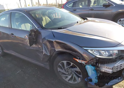 2017 Honda Civic Ex из США, поврежденный, VIN 2HGFC2F78HH521882